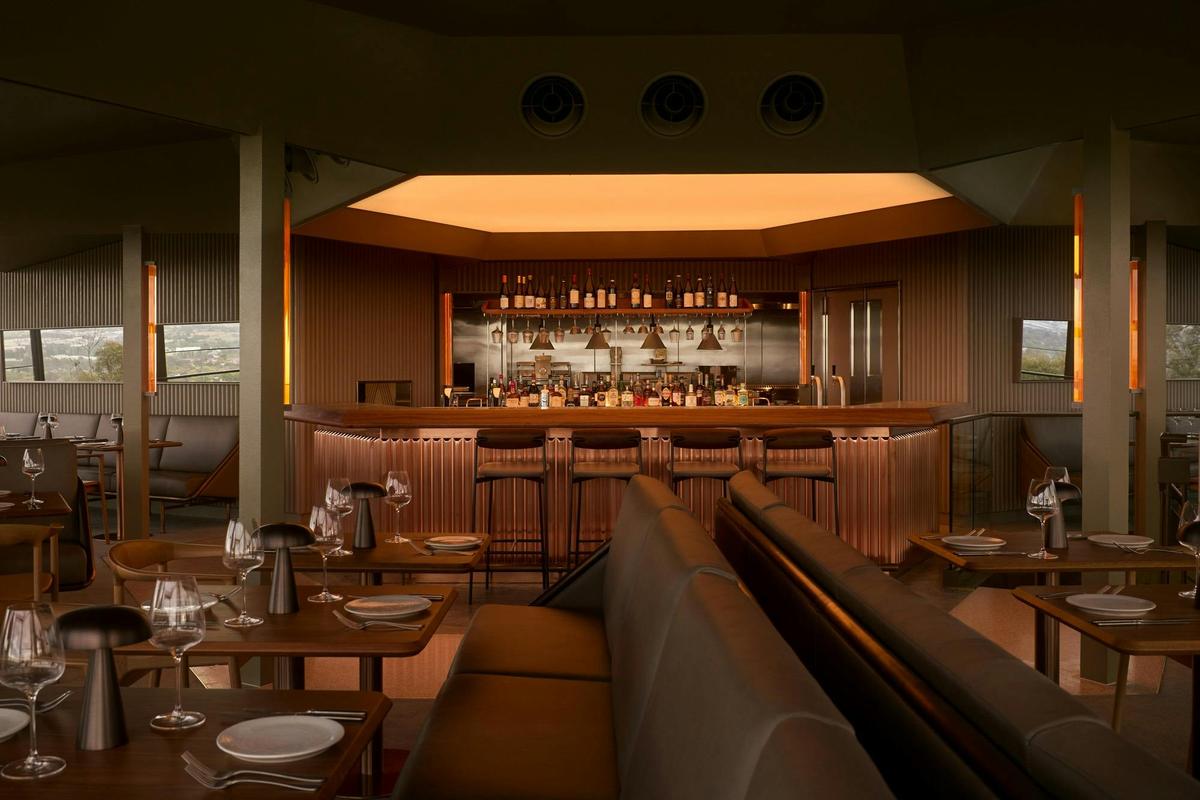 Panoramic views and a full service cocktail bar