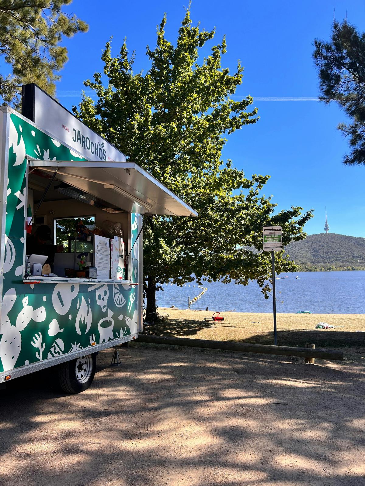 At the lake
