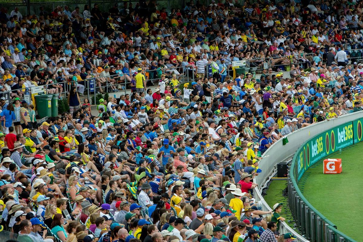 A packed house at the Oval