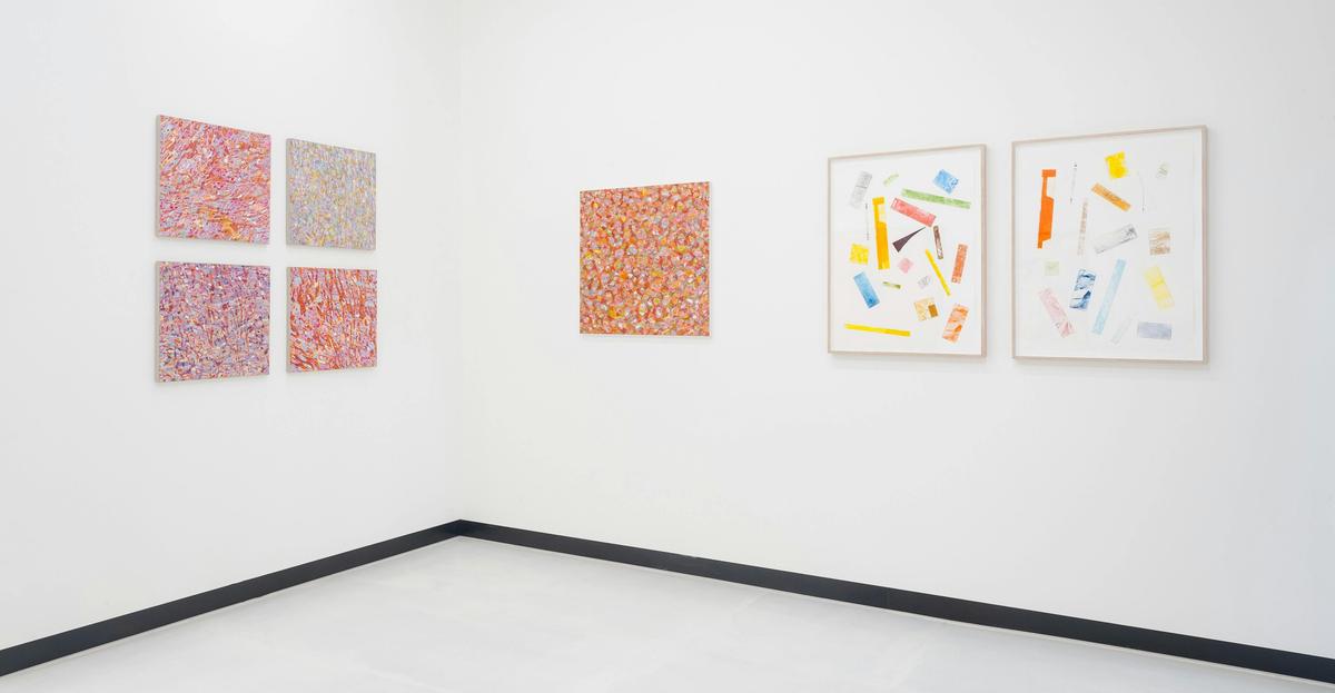 Works by Liz Coats and Merryn Lloyd in Exhibition No.1 at Civic Art Bureau