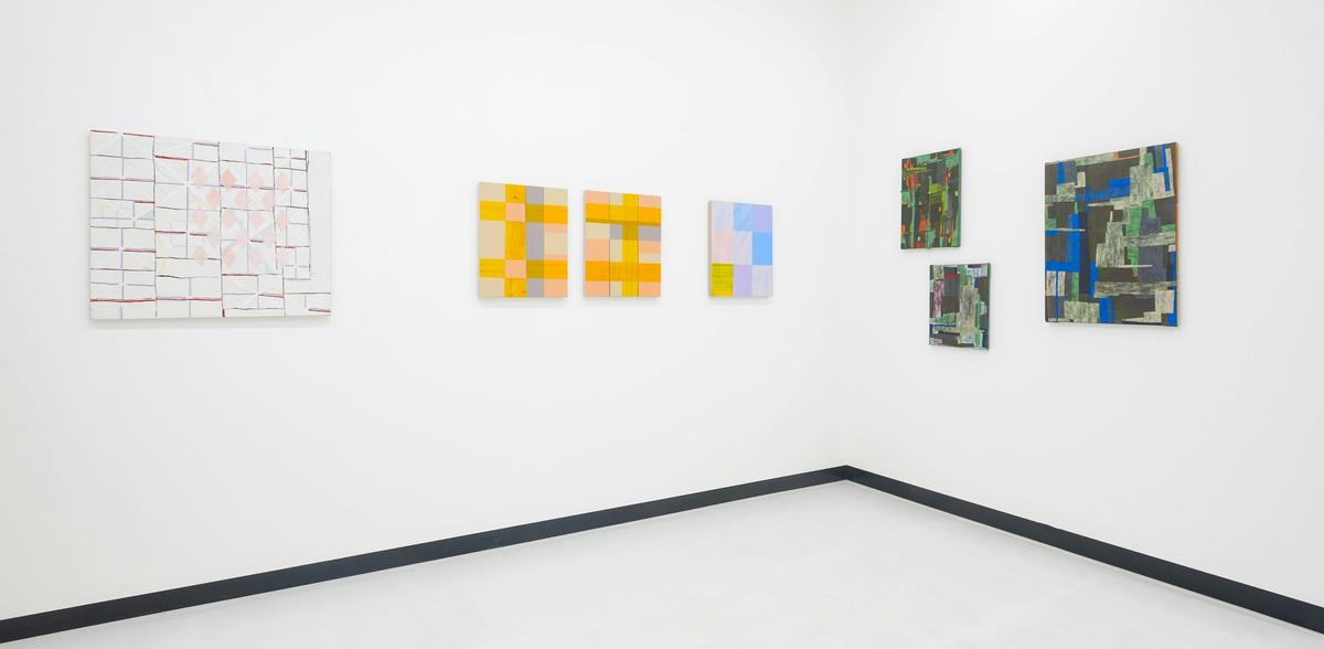 Works by Vivienne Binns, Emma Beer and Ruth Waller in Exhibition No.1 at Civic Art Bureau