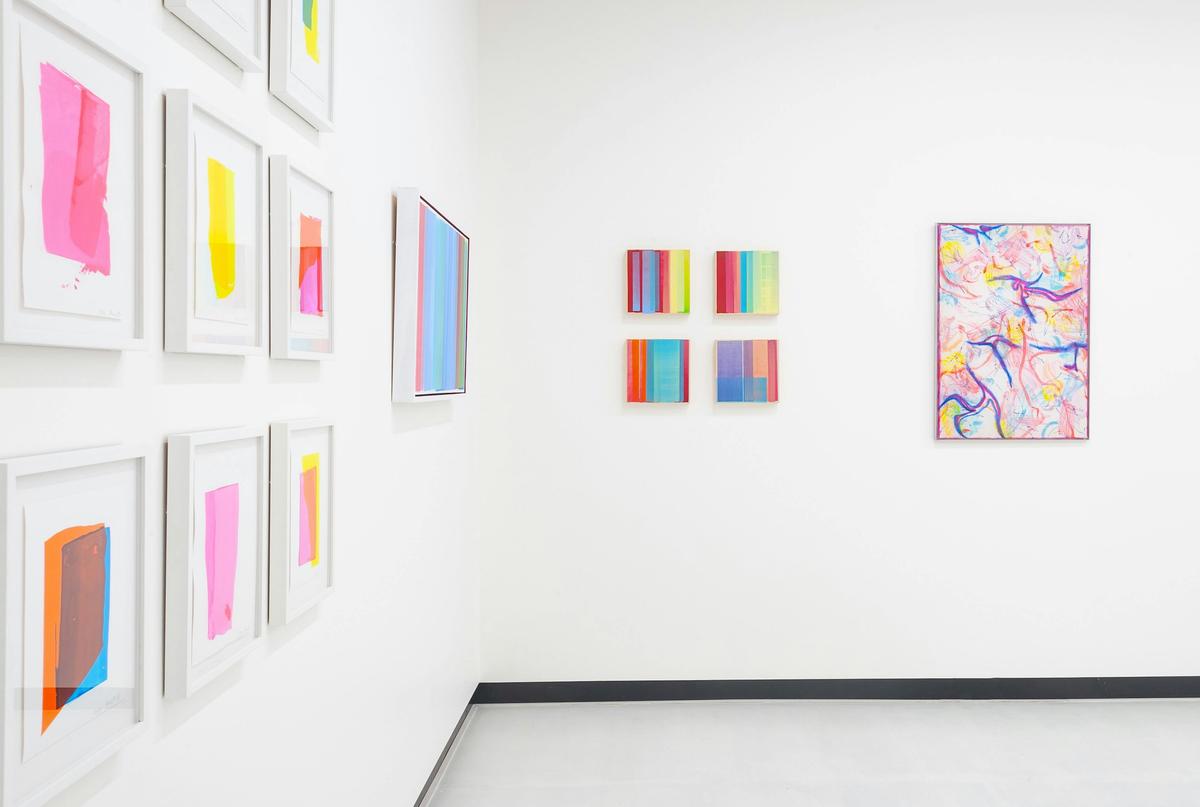 Works by Nicci Haynes and Stefanie Schulte in Exhiibition No.1 at Civic Art Bureau