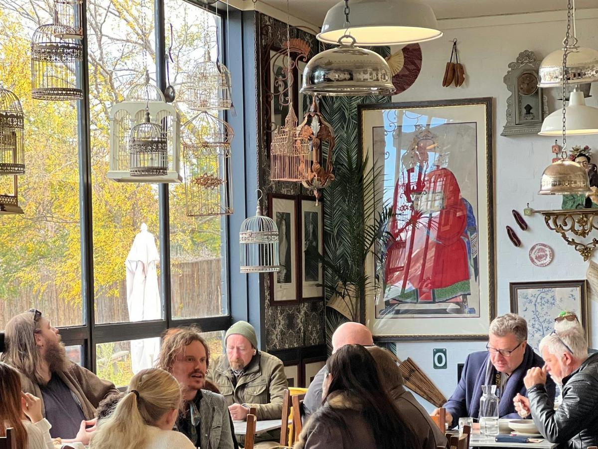 Customers Enjoying Salters Dining room