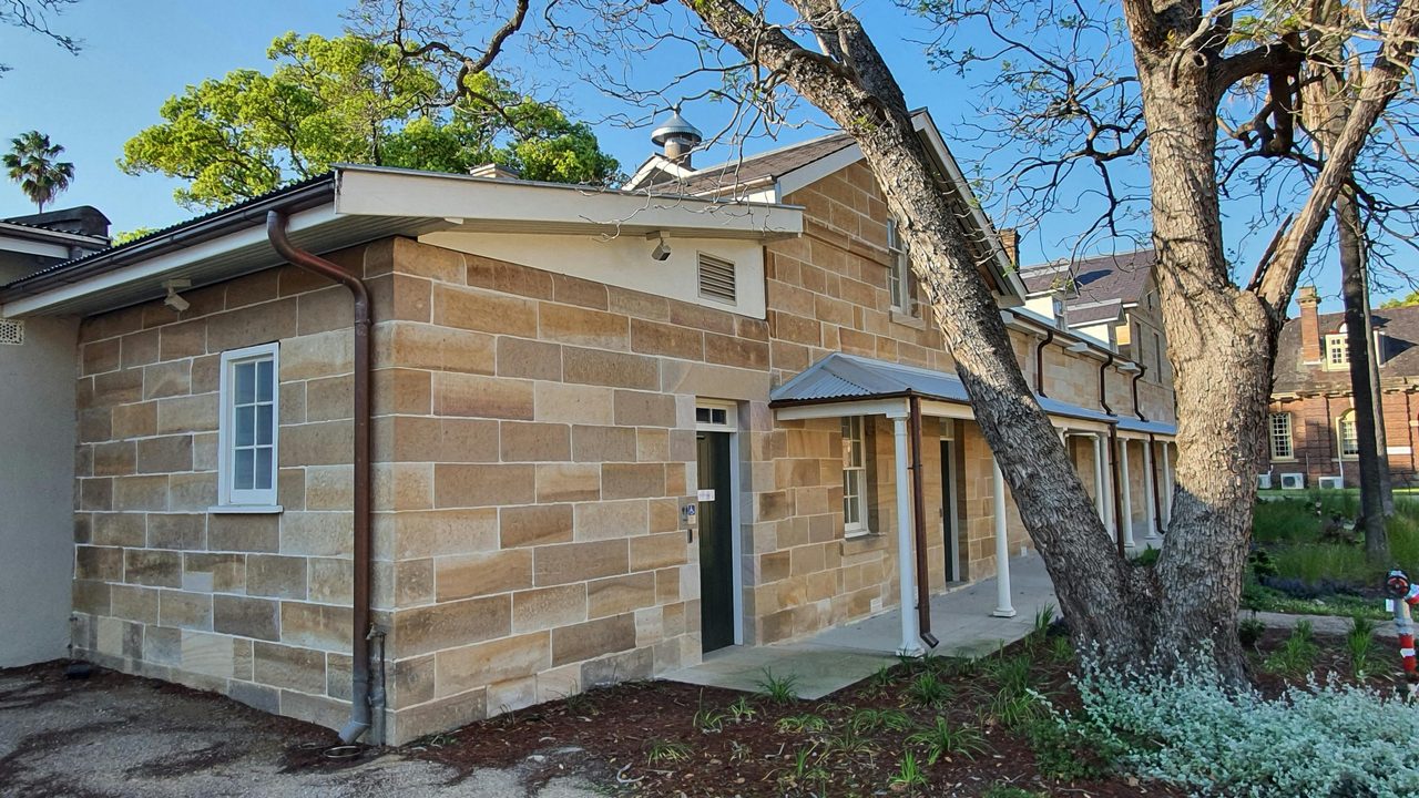 The Dead House at the end of the 1818 Hospital
