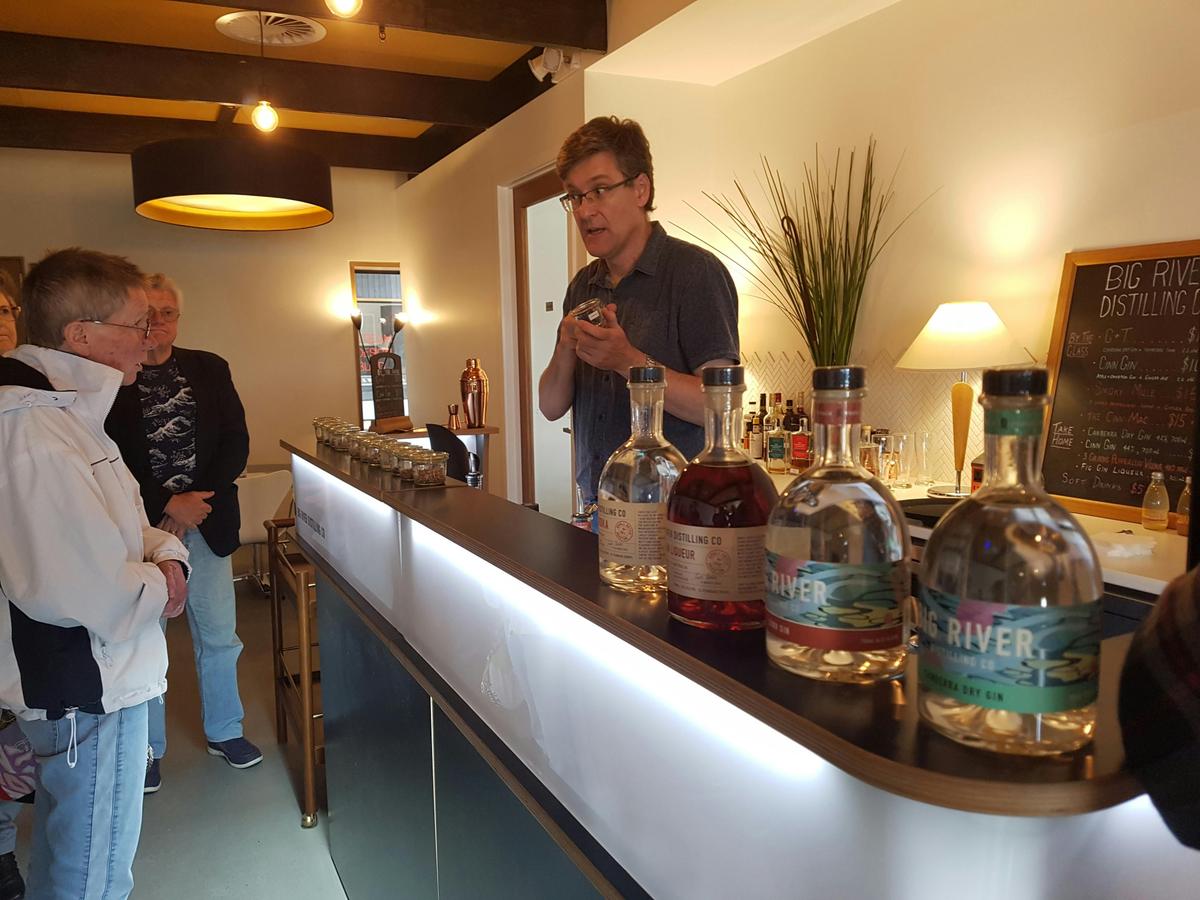 Clyde at Big River Distillery discusses ingredients