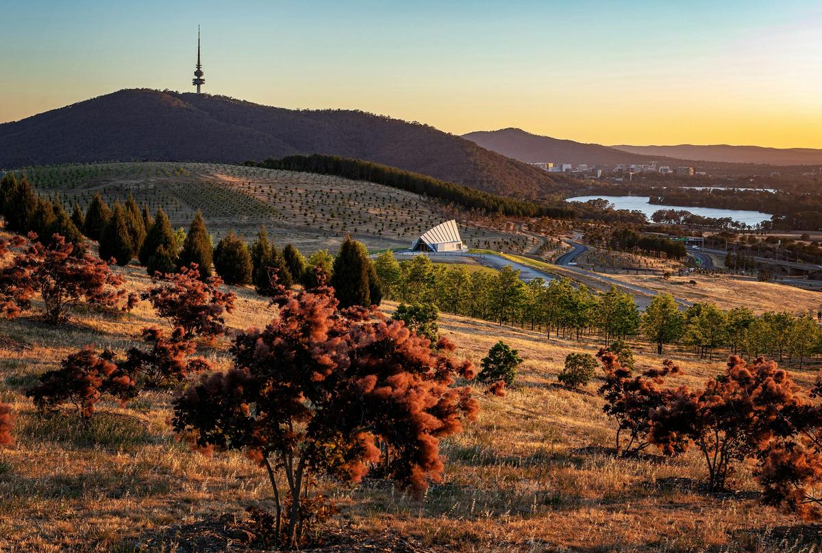 Sensational views across Canberra city