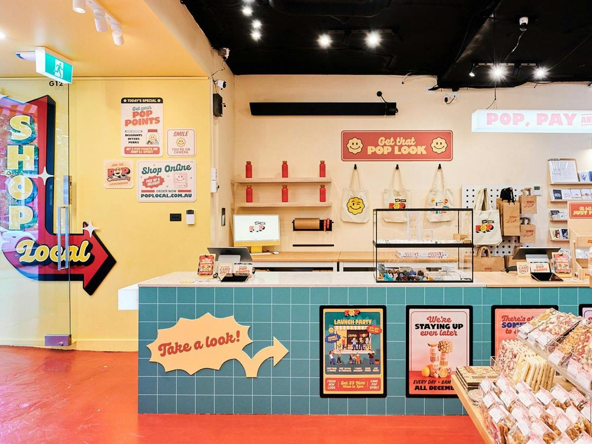 POP Canberra's attention grabbing counter celebrating all things local!
