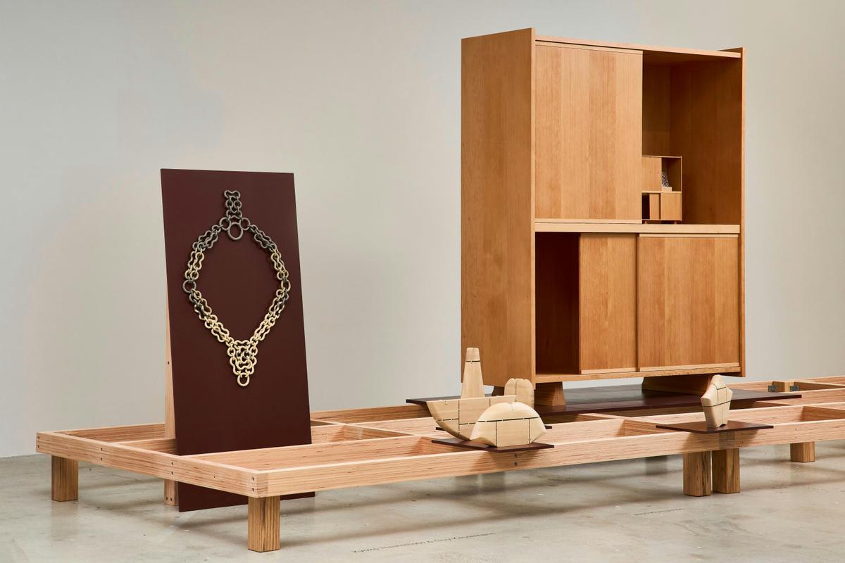 Installation view: Felled, 2026, part of Melbourne Design Week.