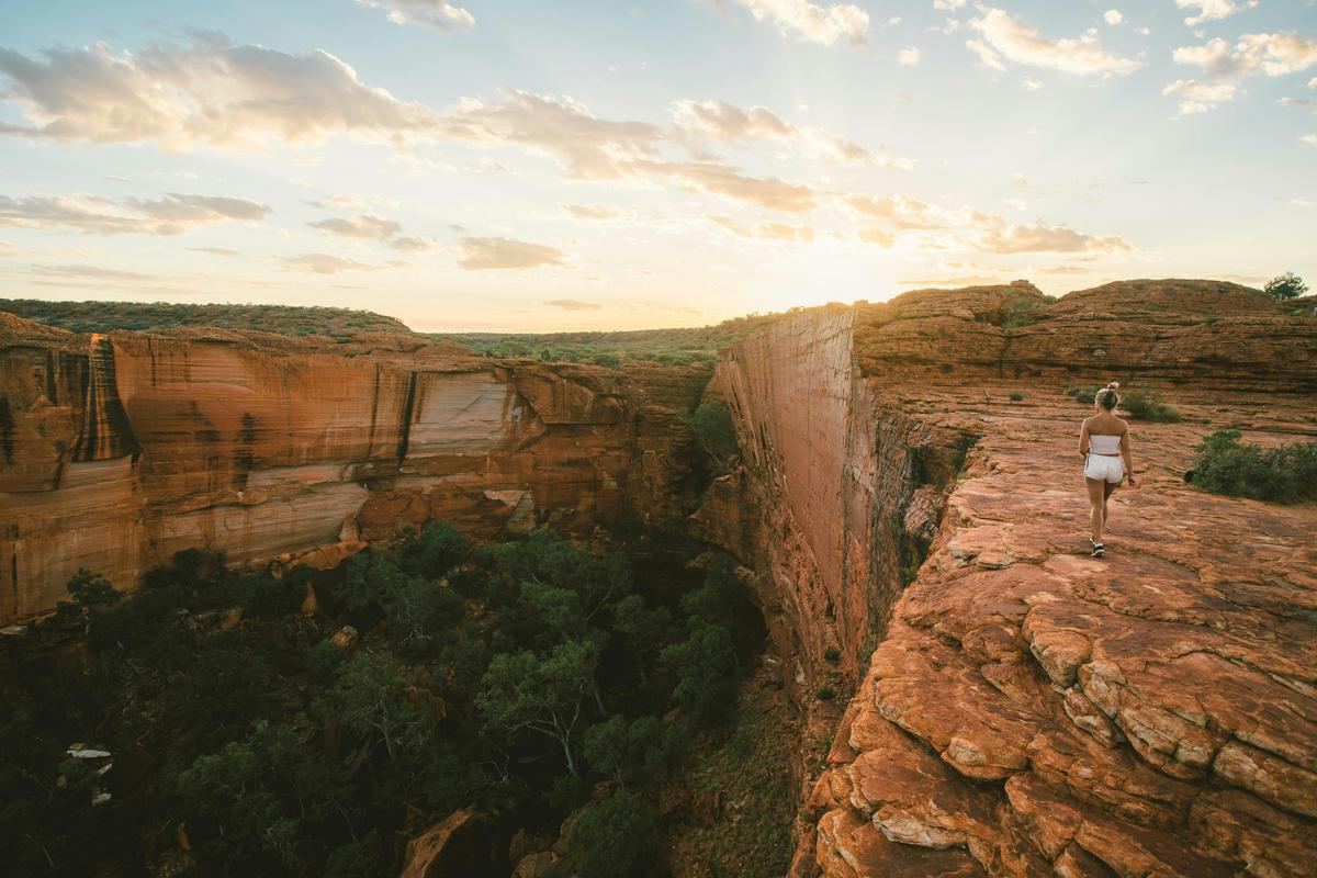 Girl at Kings Canyon