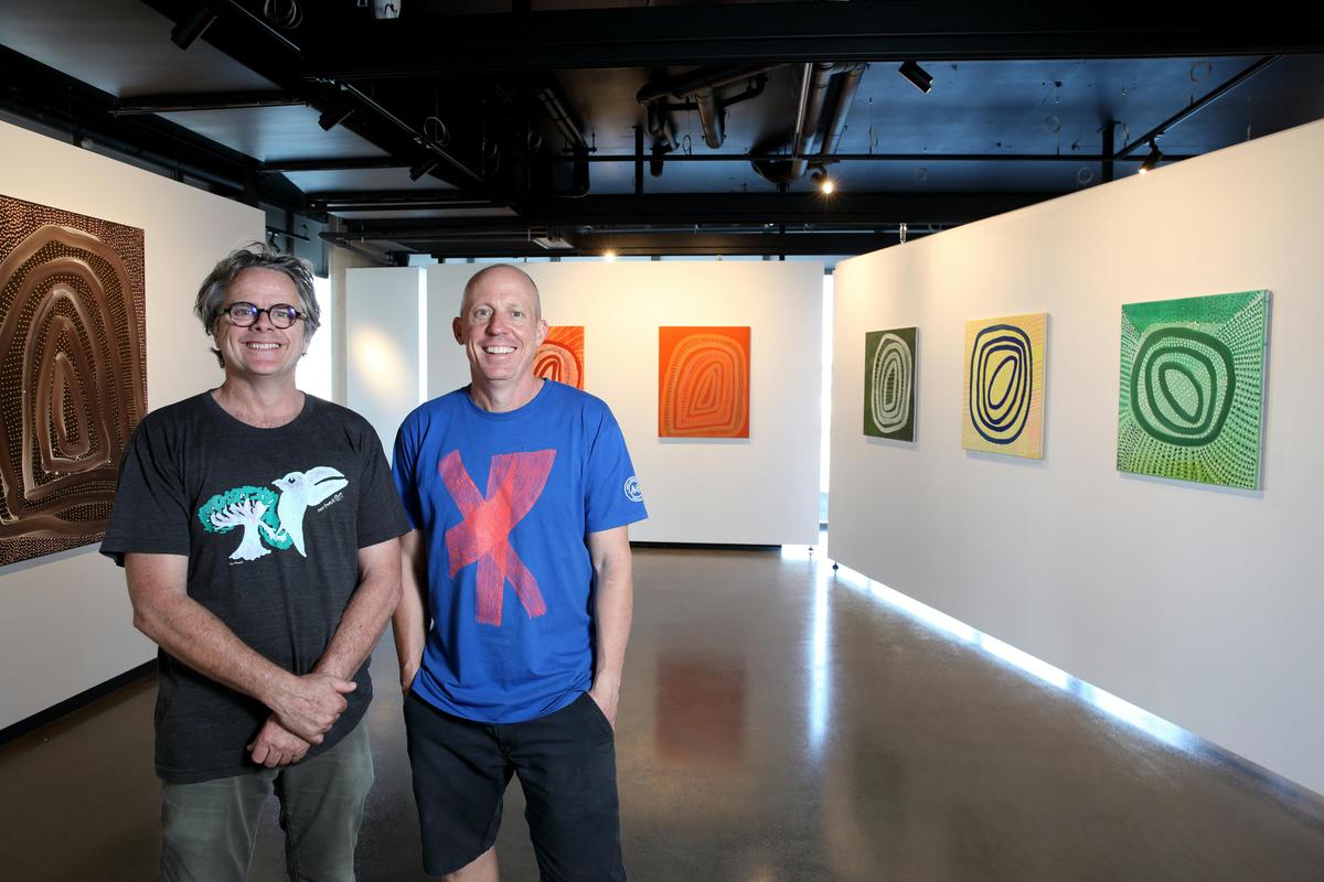Directors Matt Ward and Paul Johnstone of Outstation Gallery