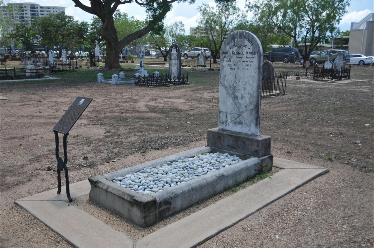 Cemetery gravestones