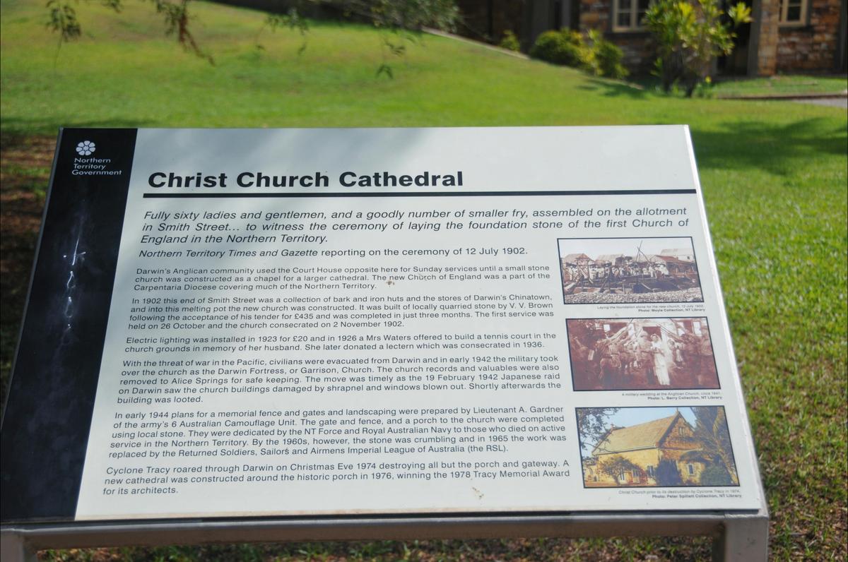 Cathedral Interpretive signage