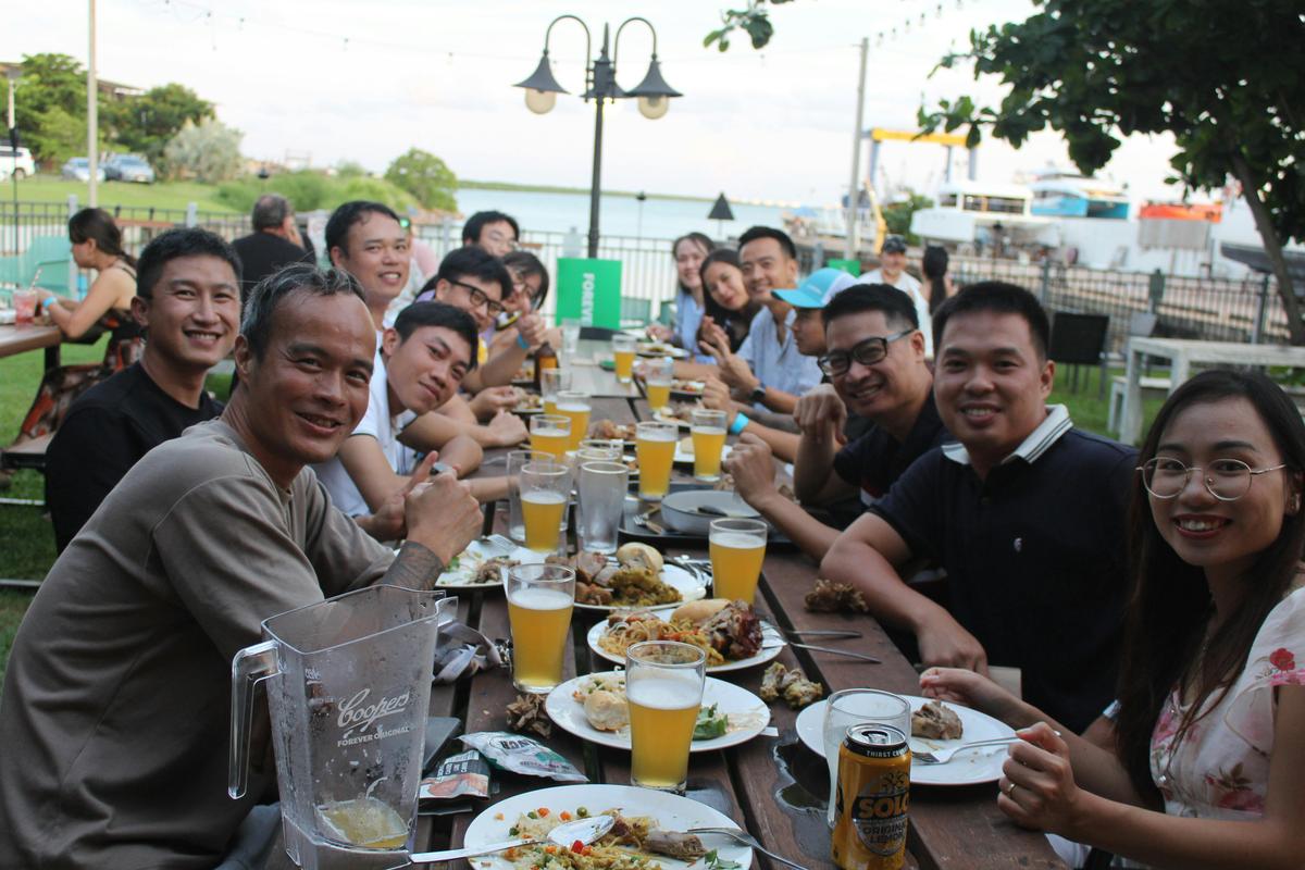 relaxed dining