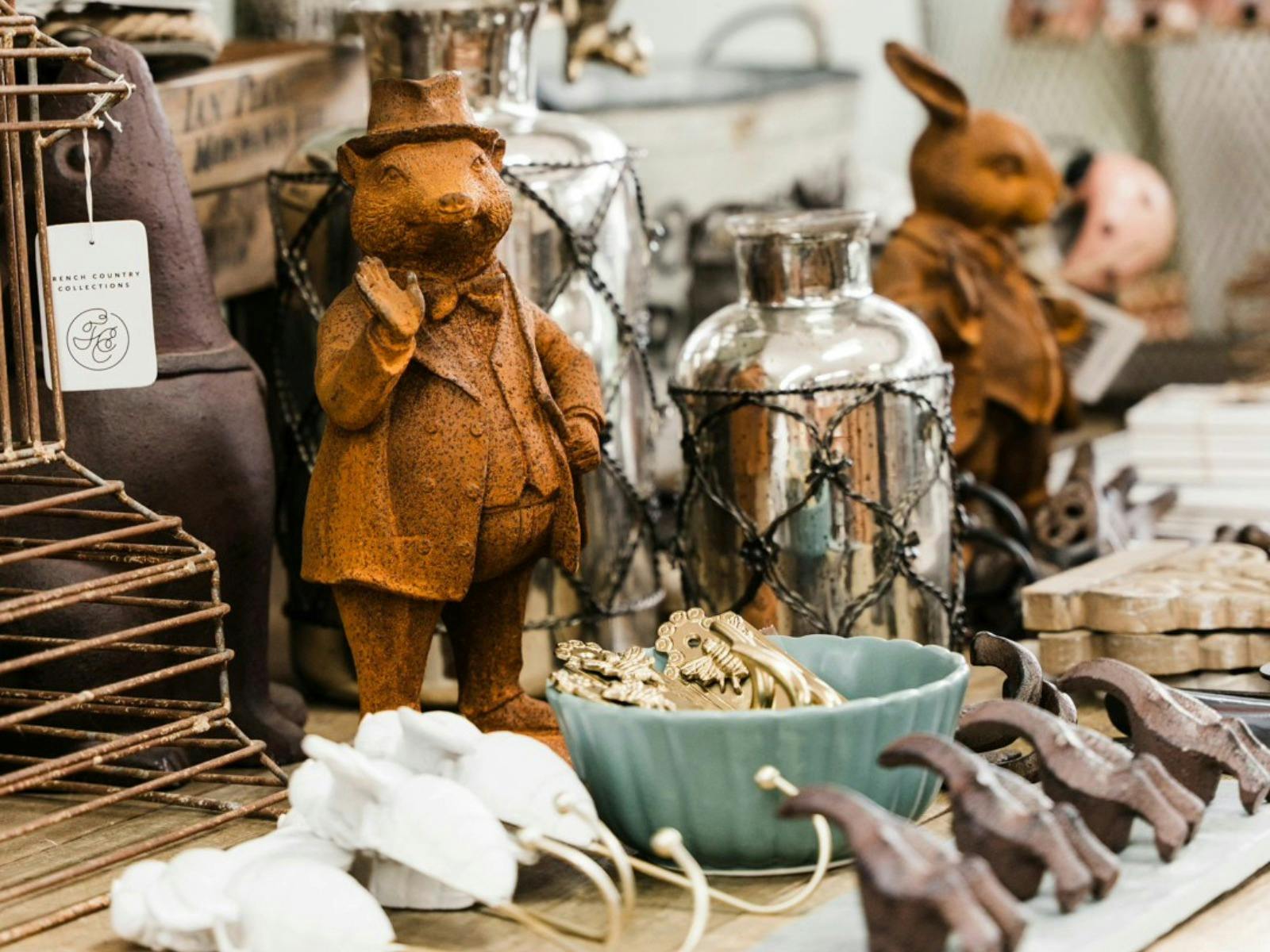 Examples of items for sale at Ruben & Flax Homewares