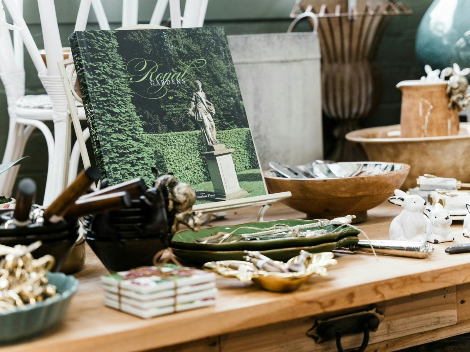 Example of items for sale at Ruben & Flax Homeswares