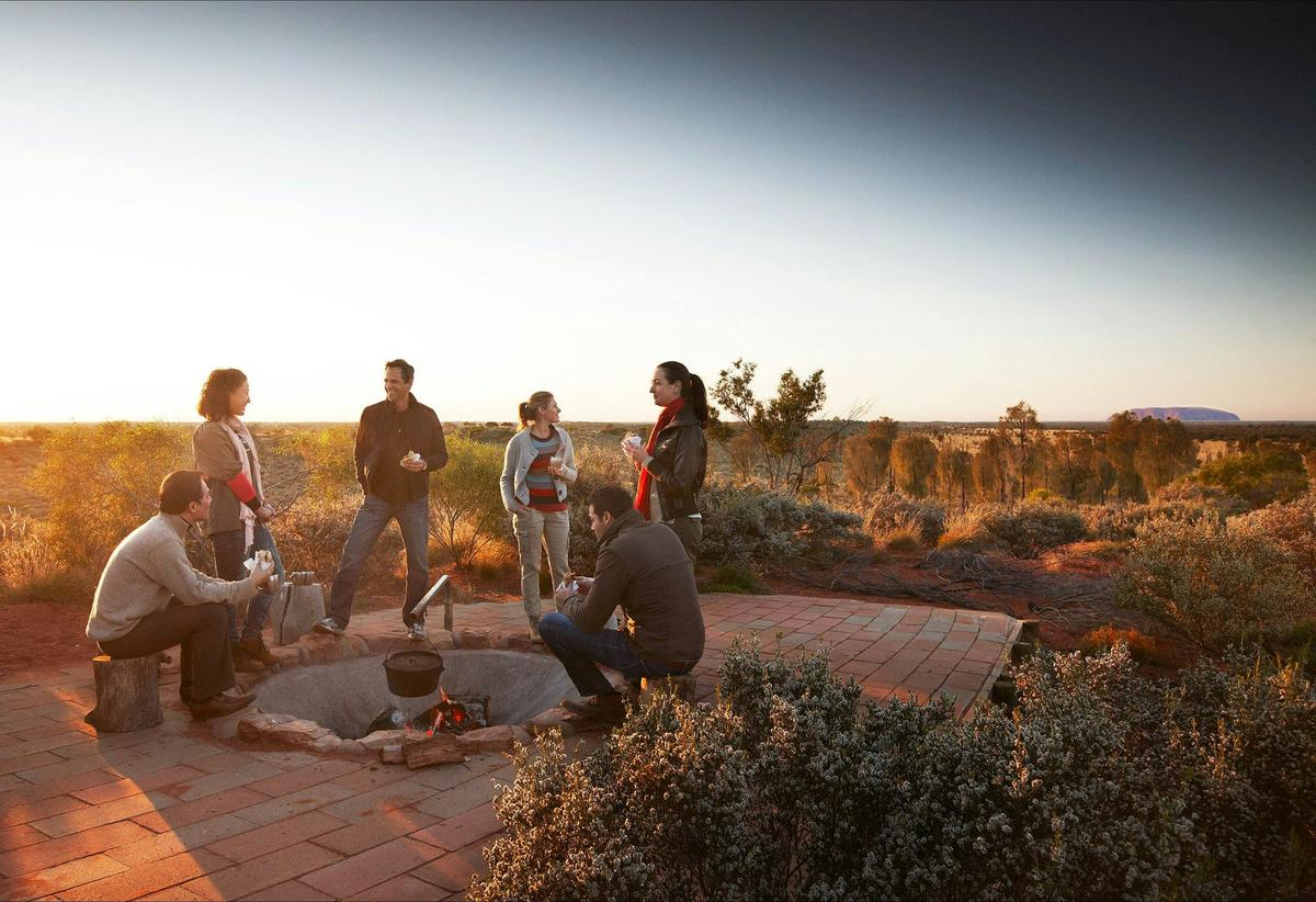 Bushman's breakfast as part of the Desert Awakenings tour