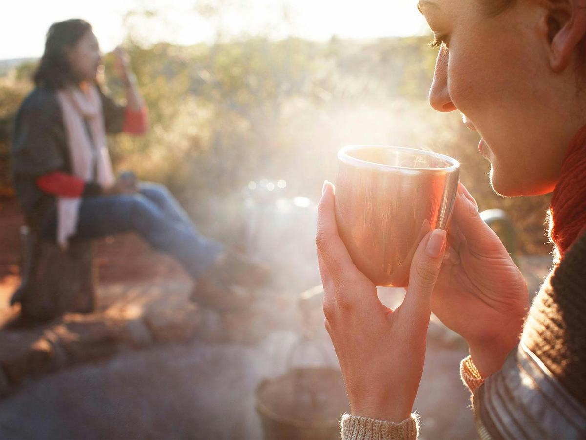 Experience the tranquillity of dawn on a Desert Awakenings tour