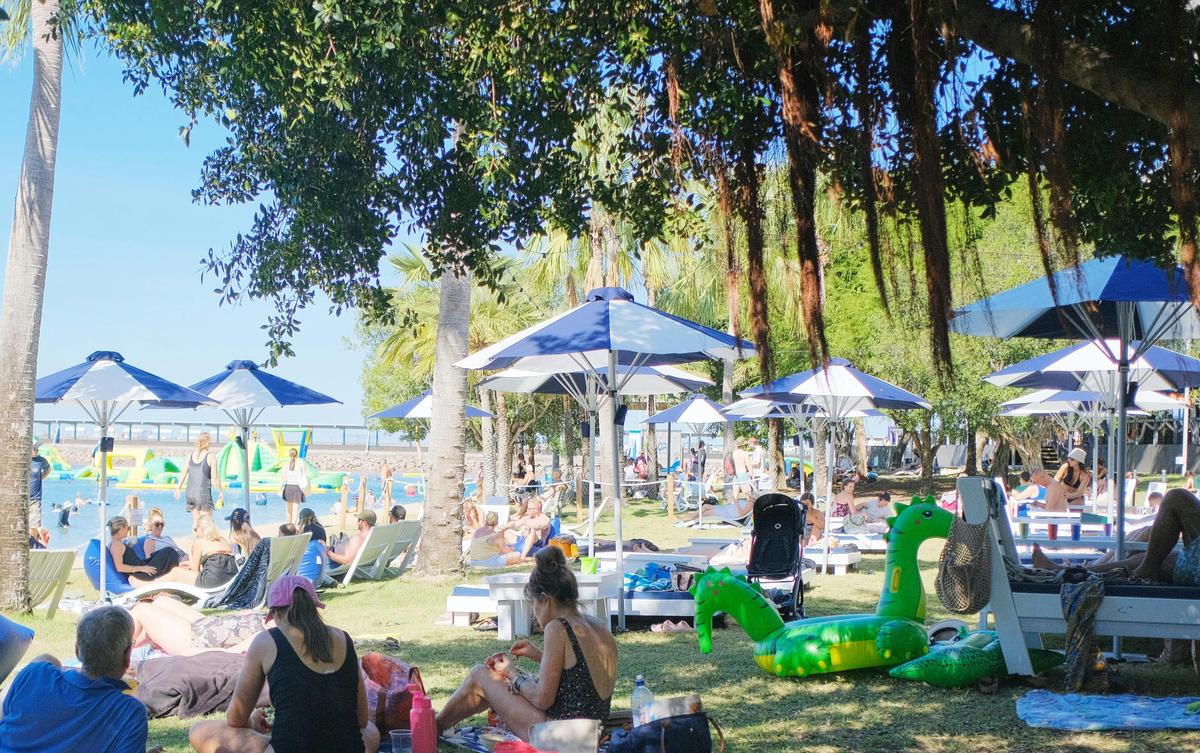 An afternoon at the Darwin Waterfront Beach Club