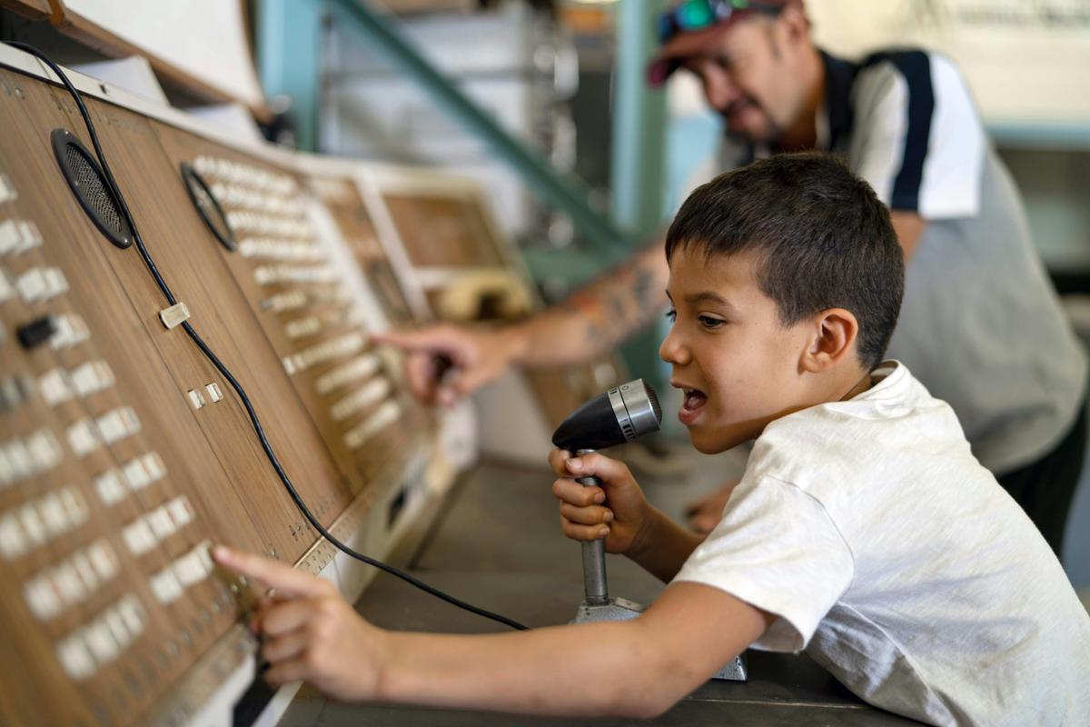 Bring the kids for an up-close-and-personal flying adventure.
