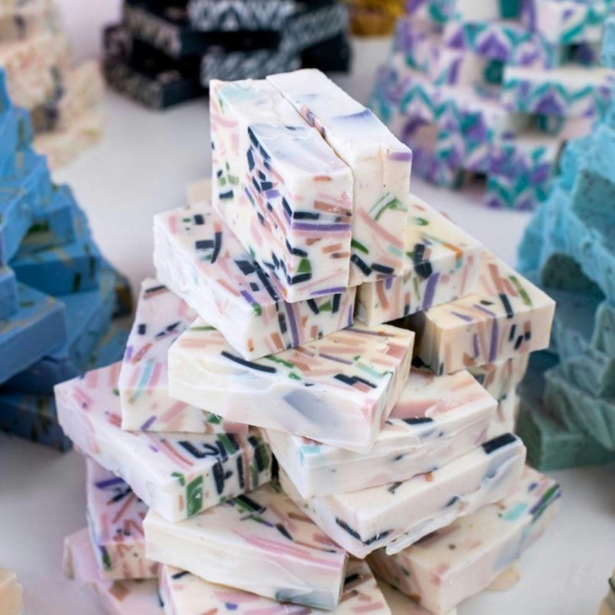 Flower of Flowers soap stack