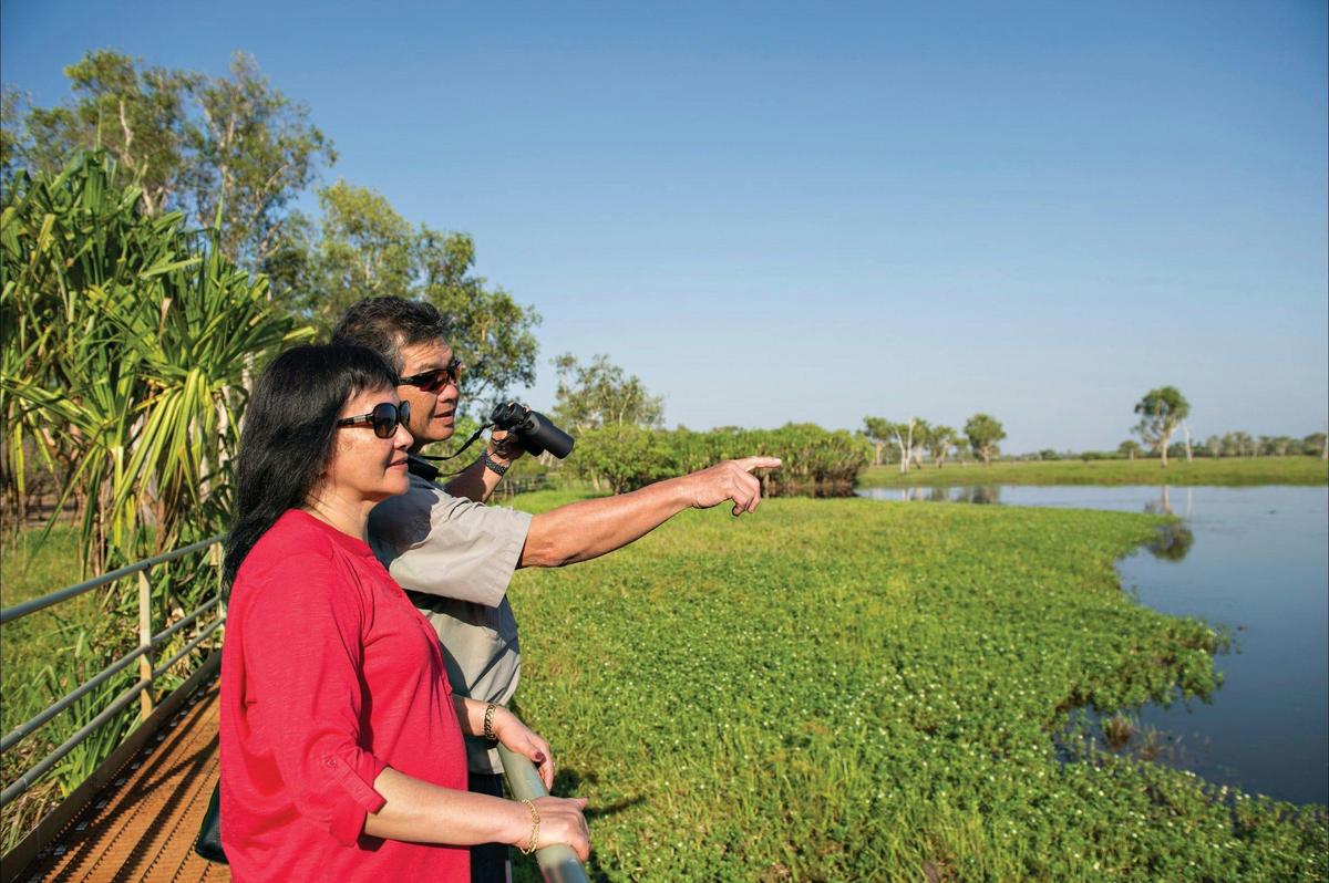 Couple at Yellow Water Billabong