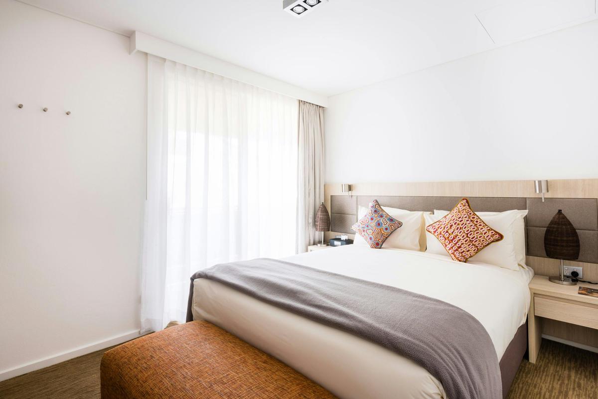 Bedroom at Emu Walk Apartments - 2 Bedroom