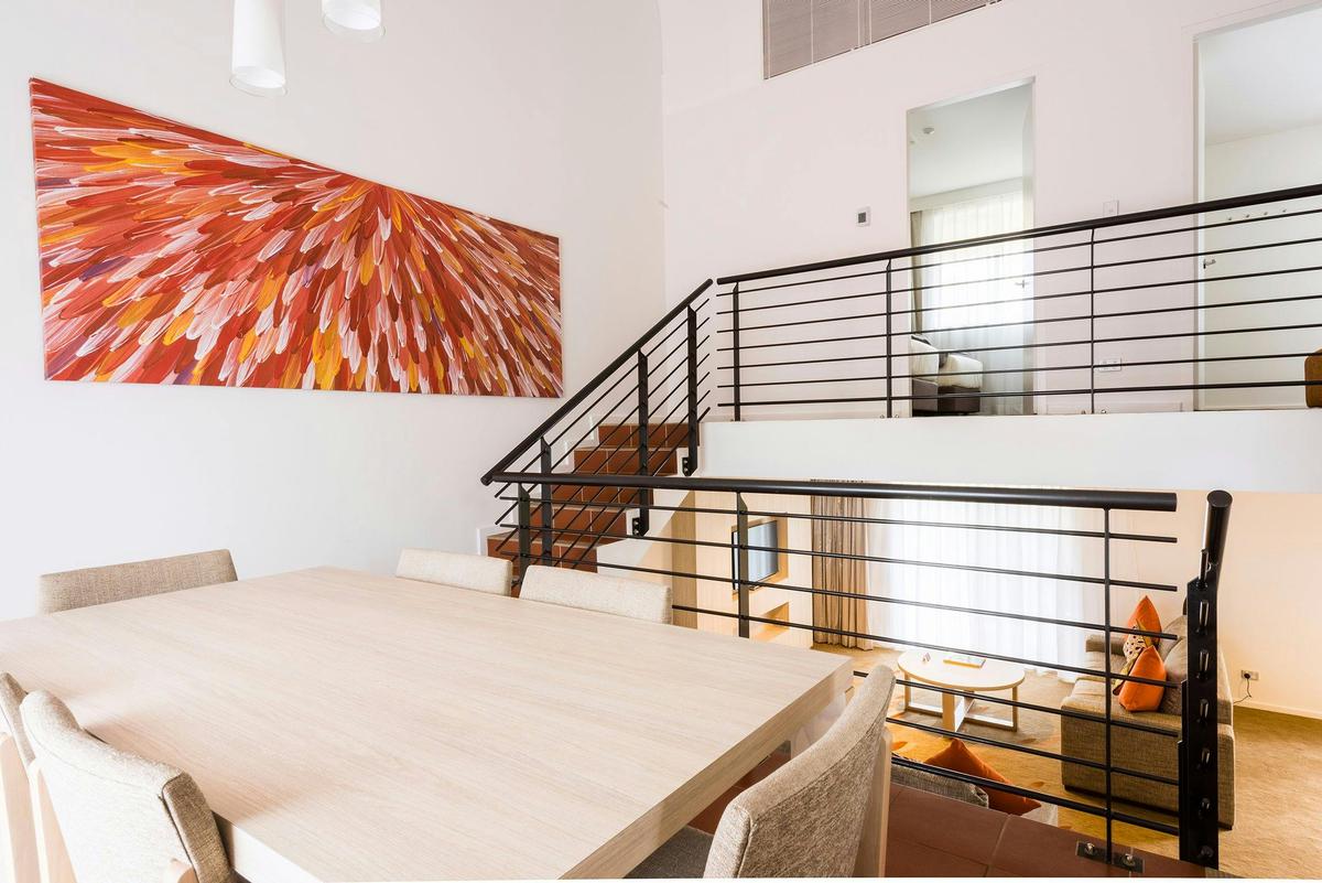 Apartment Dining at Emu Walk Apartments - 2 Bedroom