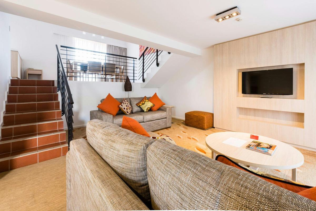 Apartment Living Area at Emu Walk Apartments - 2 Bedroom