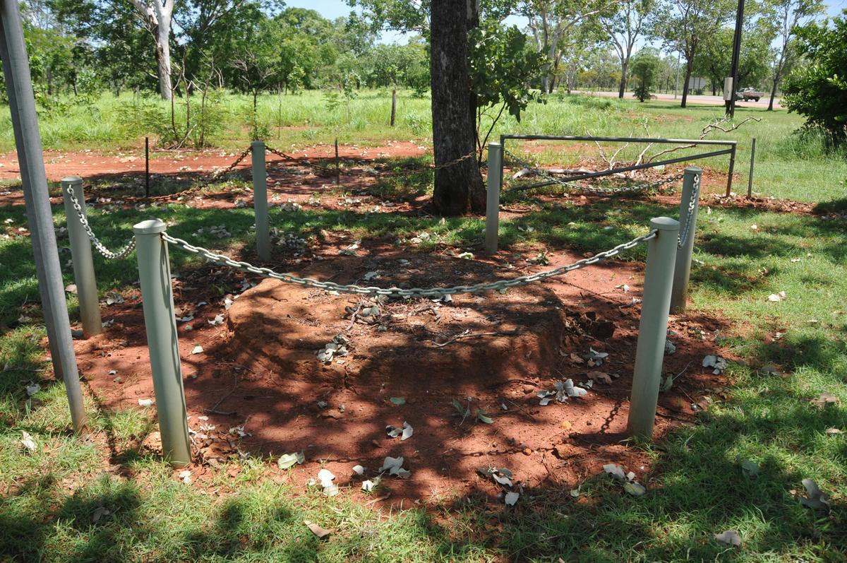 Wheel Shrinking Pit and protective fence.