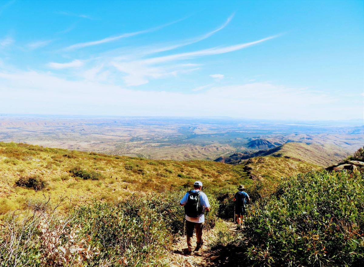 The Ultimate Larapinta Trail 6-Day Pack-Free Guided Walk