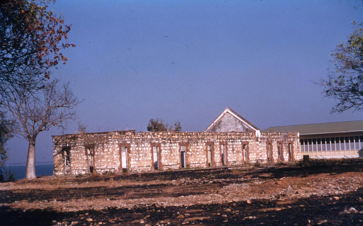 The ruins of the British Australia Telegraph (Cable) Station, 1954