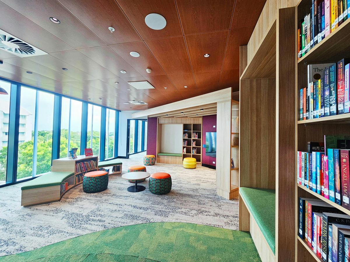 The children's library at LANT Darwin city