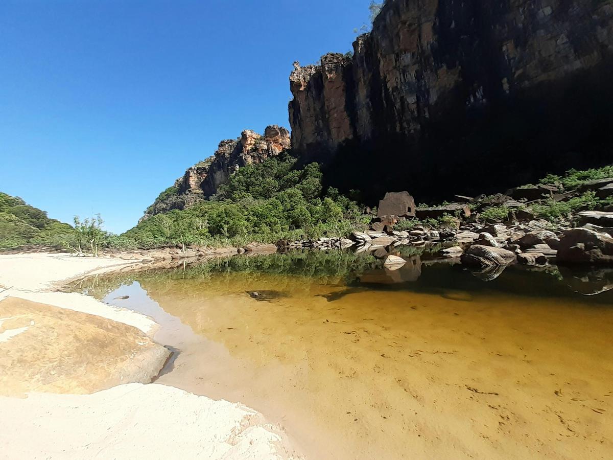 Jim Jim Falls Beach