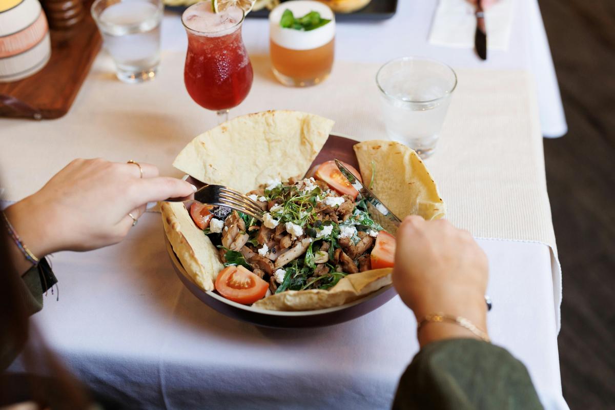 CHICKEN GYROS SALAD