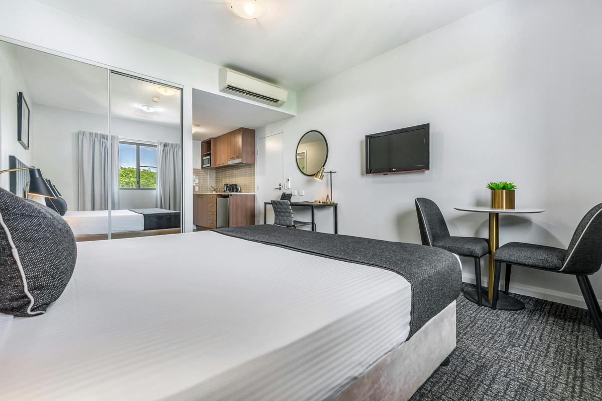 Studio apartment overview