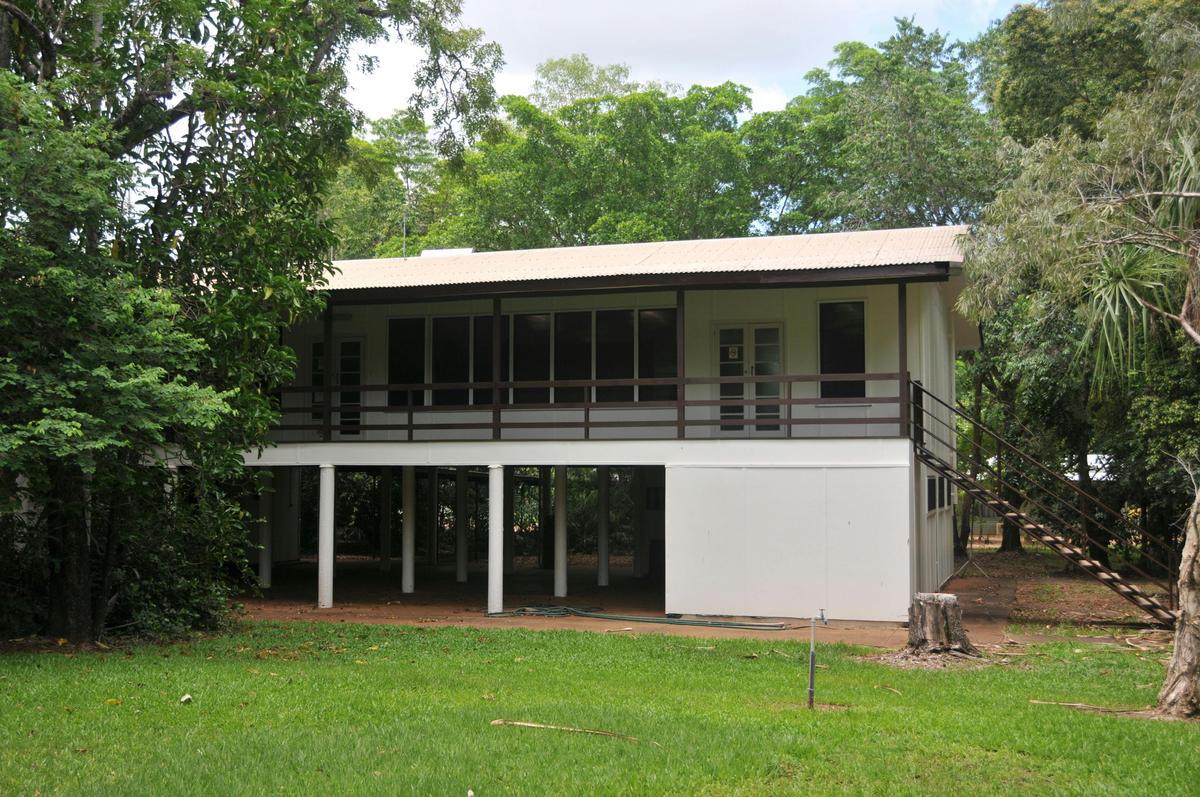 Building façade.