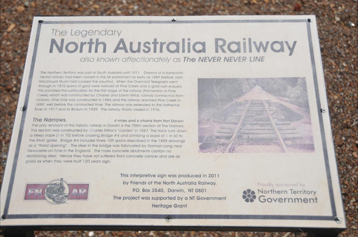 Interpretative panel at the site.