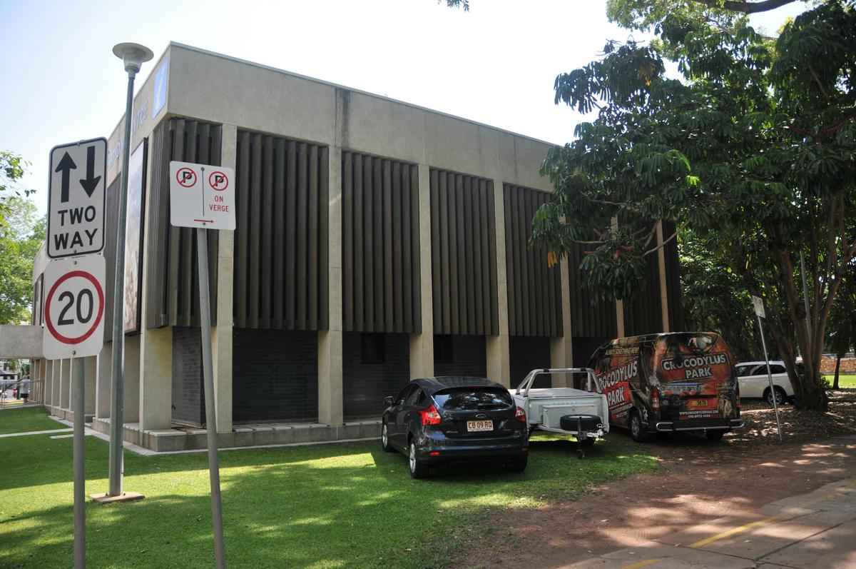 Former Reserve Bank from Smith Street. The building is now the Visitor Information Centre.