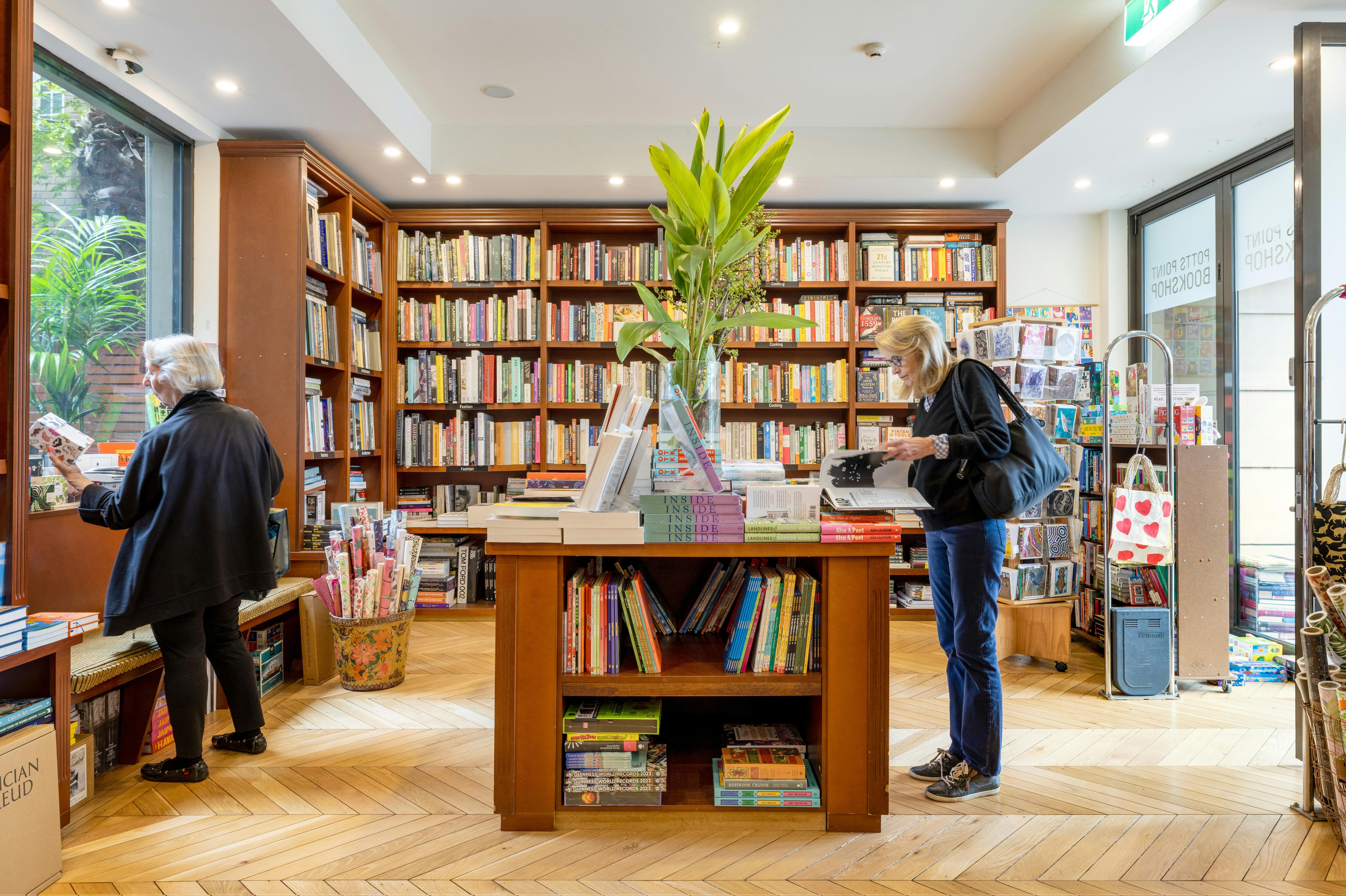 Potts Point Bookshop interior