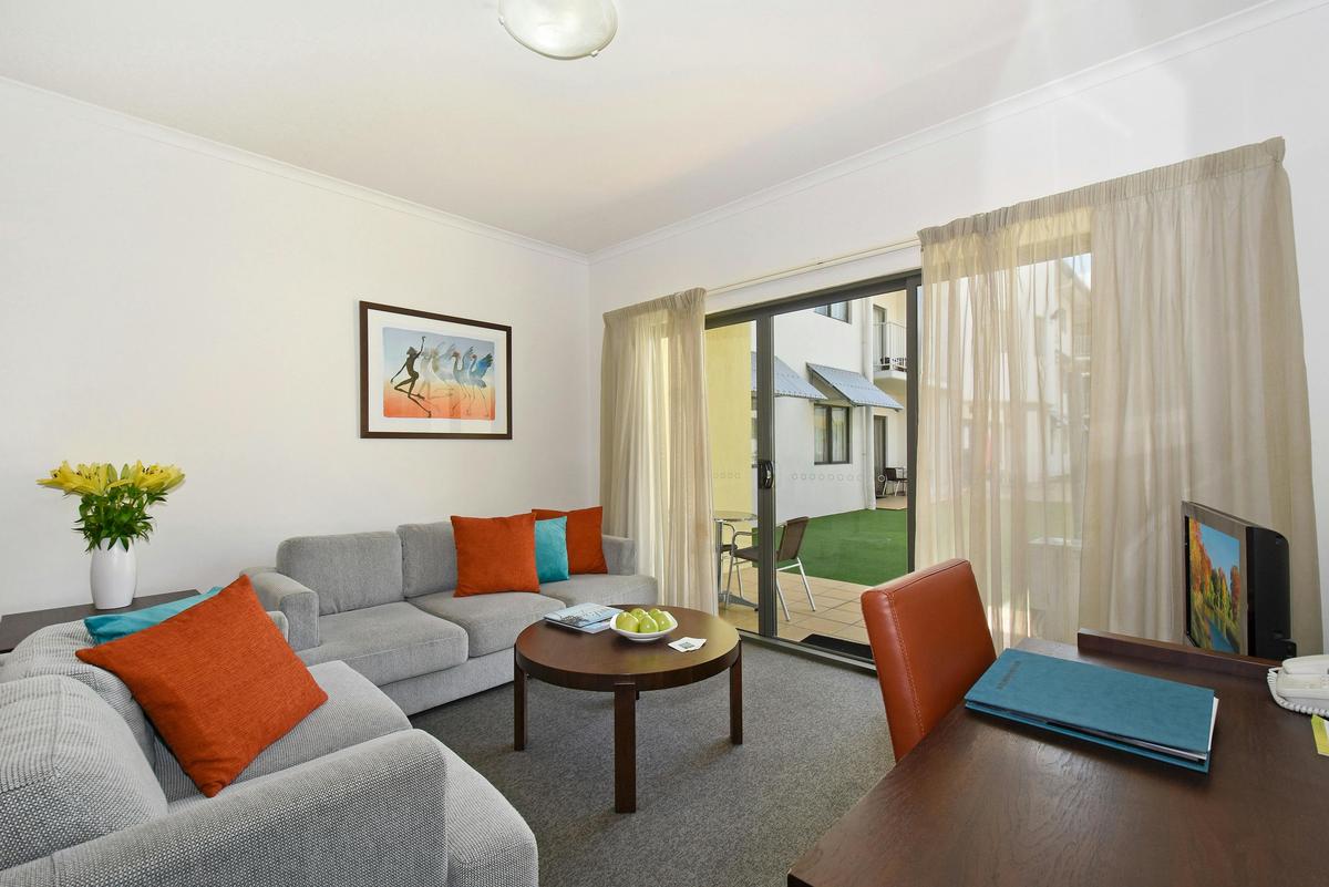 Living room, 2 Bedroom Apartment