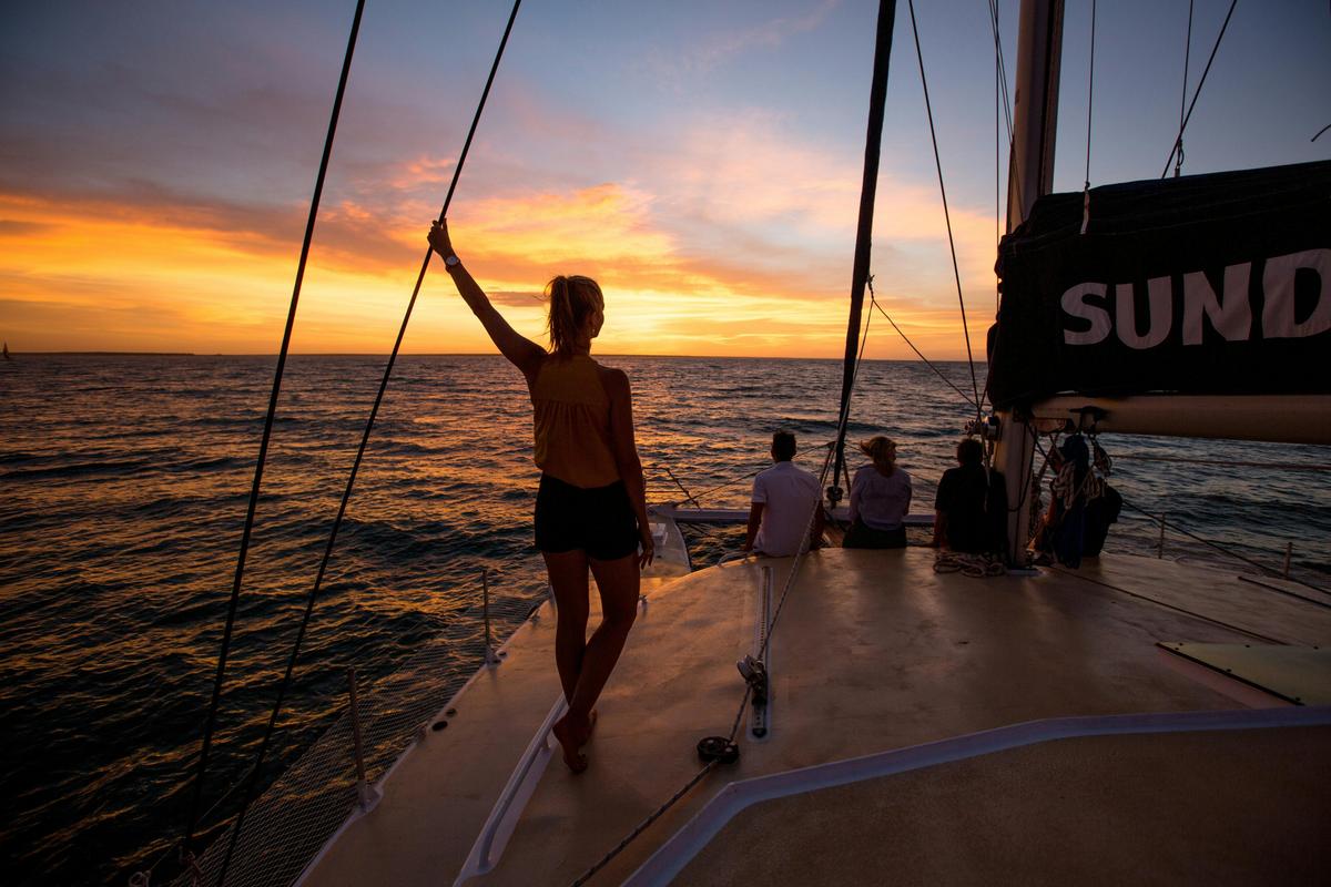 Sail aboard a 50ft catamaran