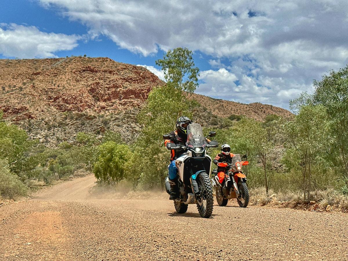 Adventure riding in the Eastern MacDonnell Ranges