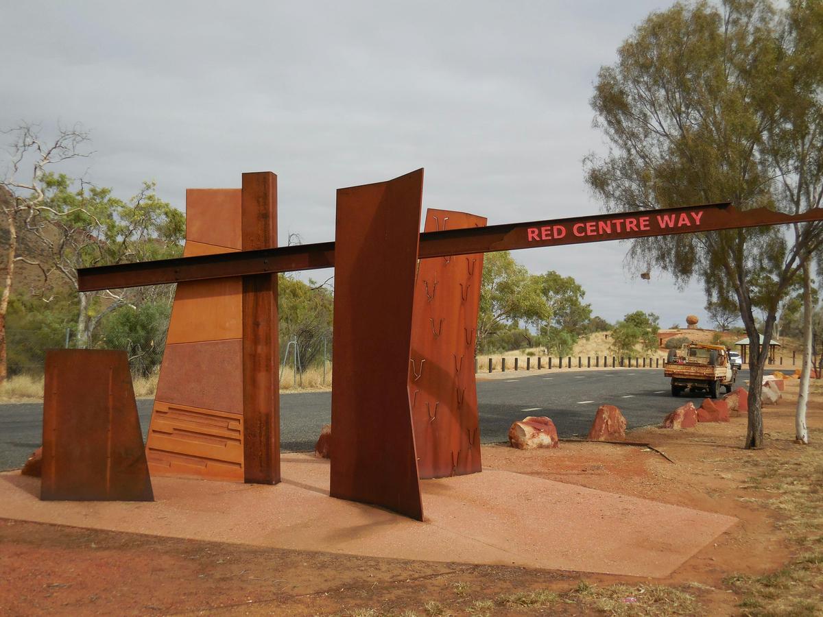 Red Centre Way Signage