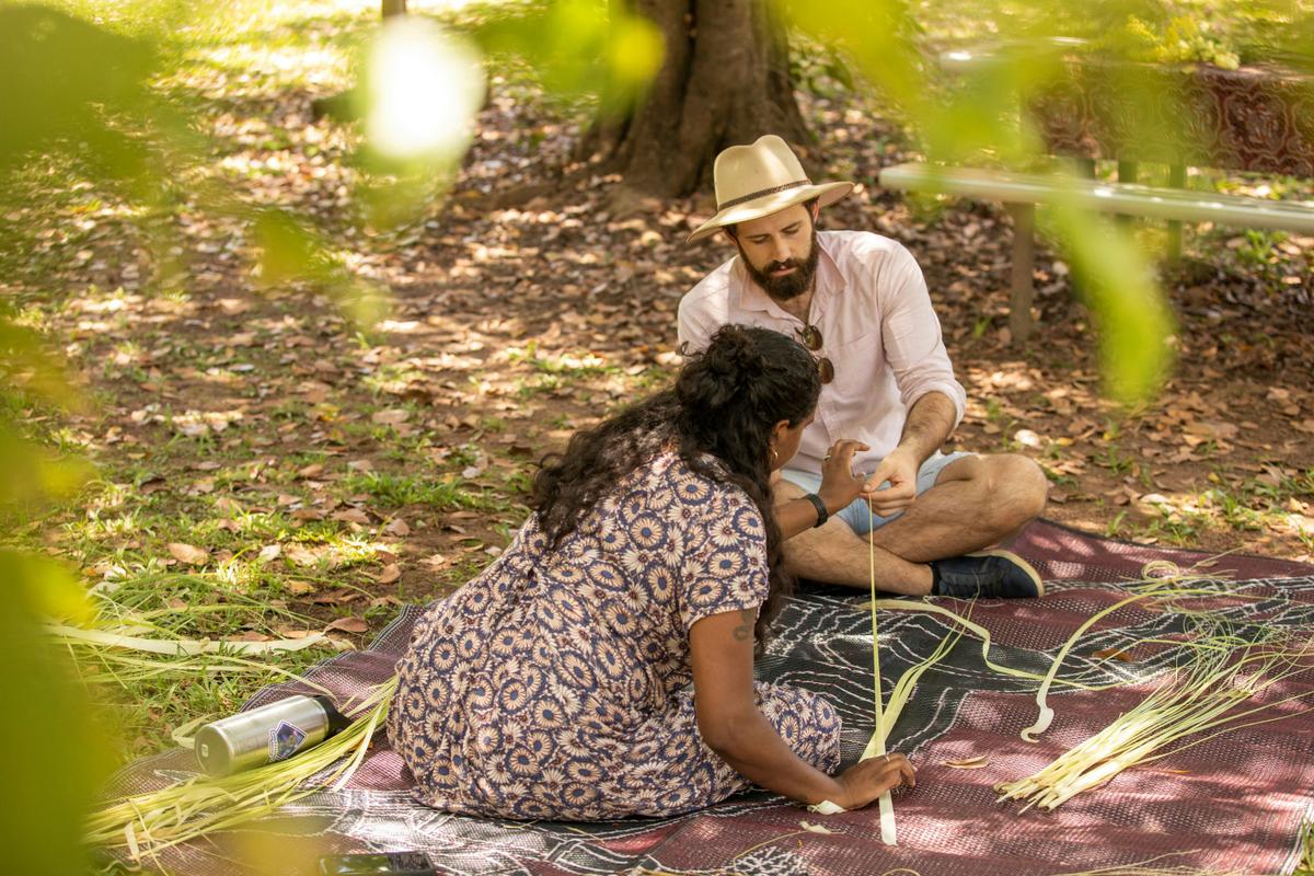 Learn to weave at Warradjan Cultural Centre