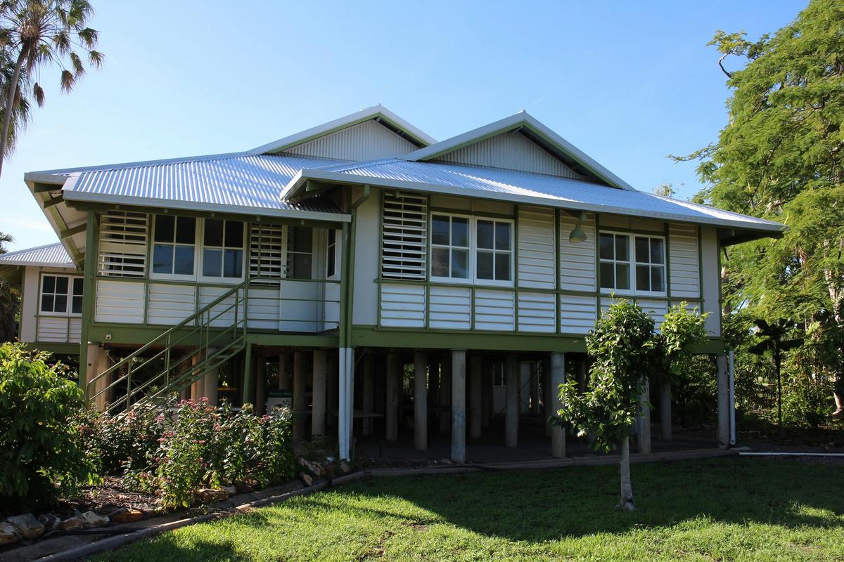 Audit house - front side view