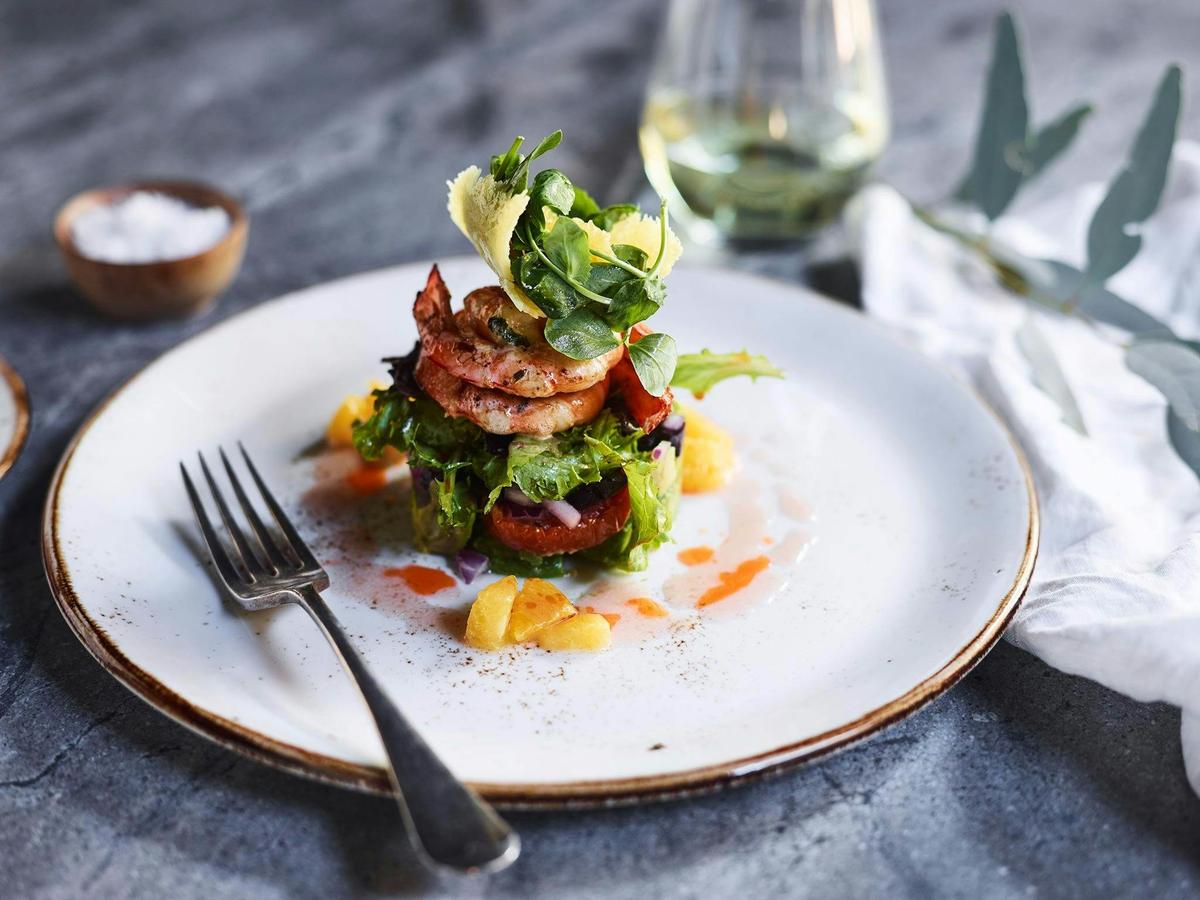 Enjoy an extensive menu with a variety of Australian wines
