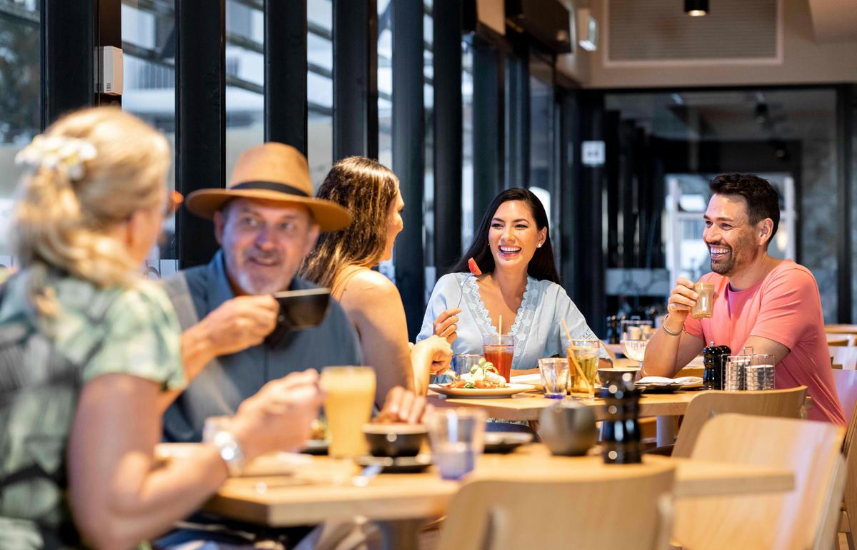 People dining at the vue