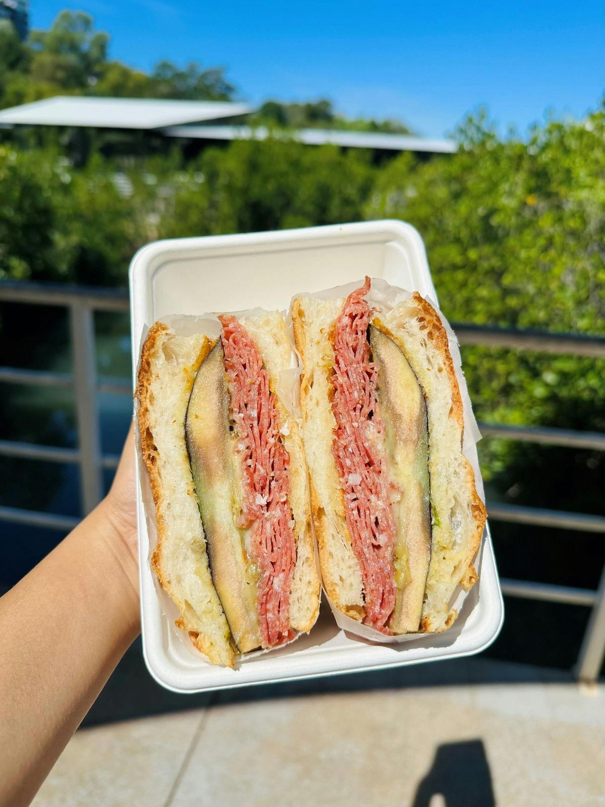 Fennel Salami & Artichoke Cream Focaccia