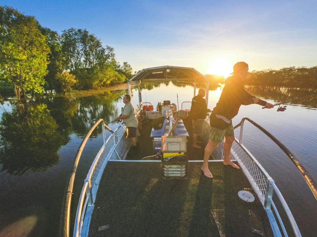 Fishing on Yellow Water Billabong