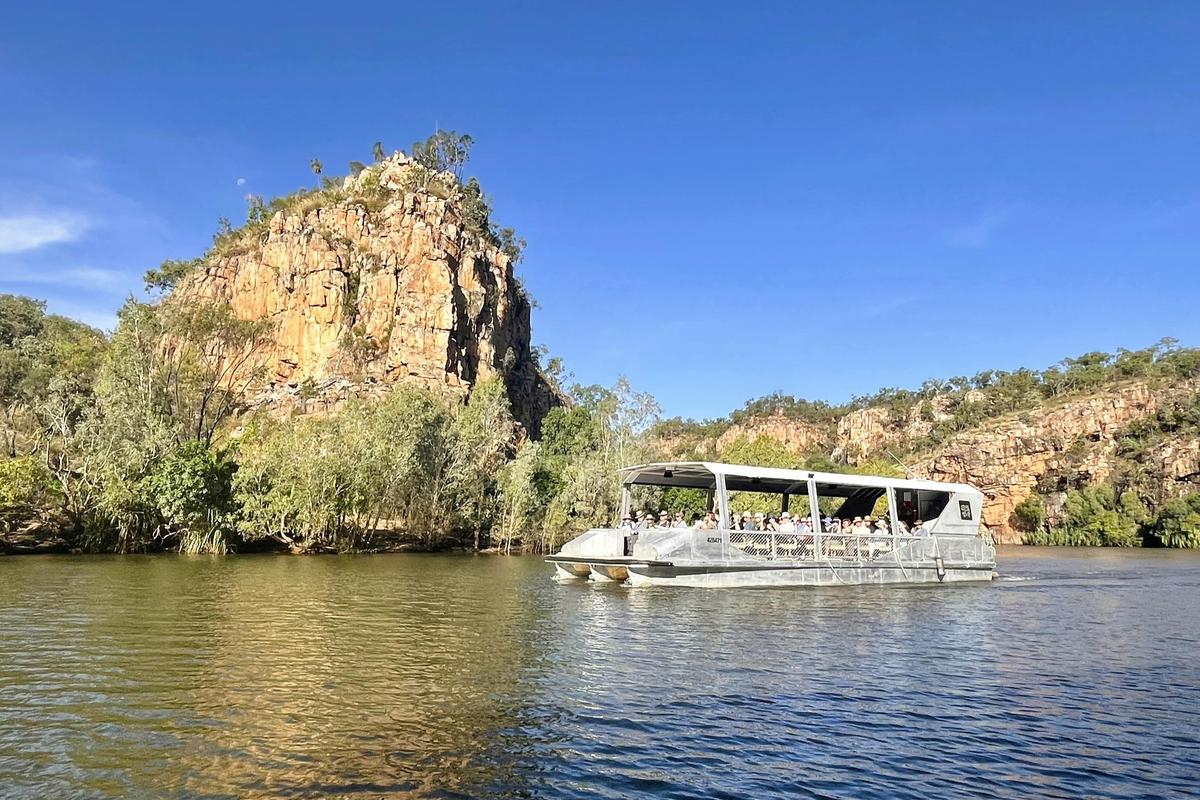 Katherine Gorge Cruise & Edith Falls (Leliyn) Day Tour